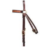 Fort Worth Barcoo Bridle With Tooled Brow Band [sz:full]