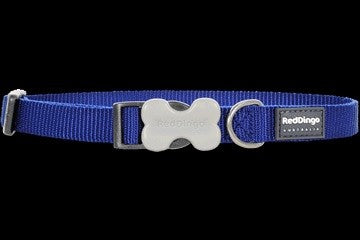 RED DINGO BASIC COLLAR - DARK BLUE