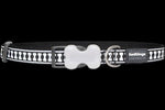 Red Dingo Reflective Bones - Black