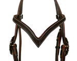 SYD HILL CARBINE BRIDLE - DARK BROWN