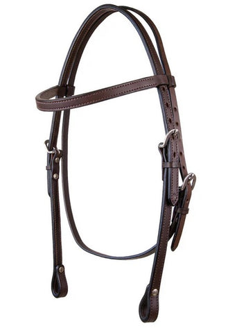 SYD HILL CLASSIC WESTERN BRIDLE - HAVANA