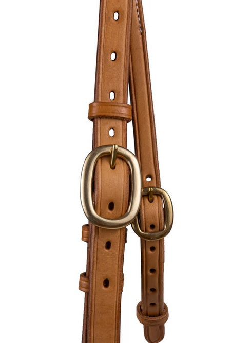 Syd Hill Barcoo Rawhide Browband Bridle - Natural [sz:cob]