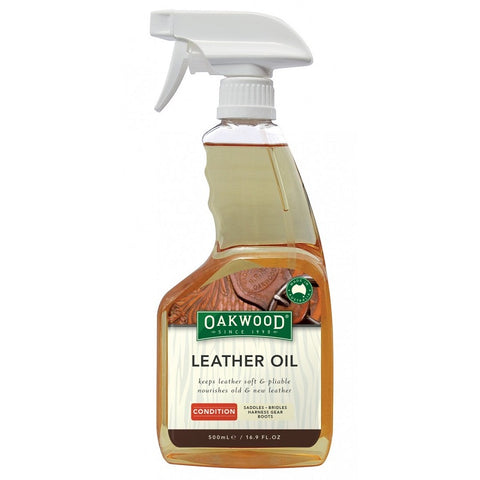 OAKWOOD LEATHER OIL SPRAY 500ML