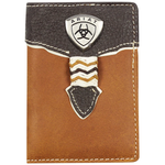 WALLET ARIAT TRIFOLD OVERLAY WLT3109A