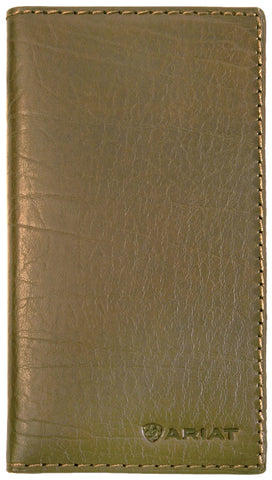 WALLET ARIAT RODEO LOGO - DARK BROWN