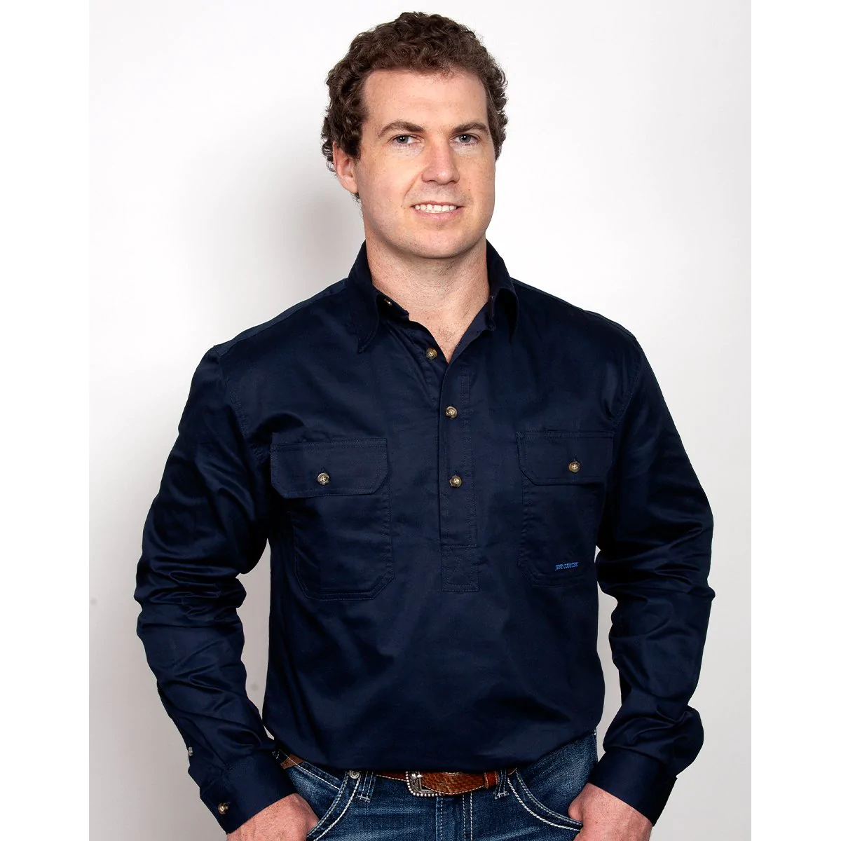 Just Country Cameron Shirt Navy
