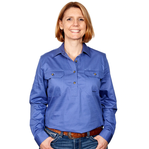 JUST COUNTRY JAHNA SHIRT BLUE