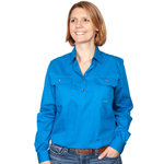 JUST COUNTRY JAHNA SHIRT BLUE JEWEL