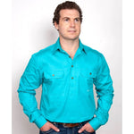 JUST COUNTRY CAMERON SHIRT TURQUOISE