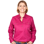 JUST COUNTRY JAHNA SHIRT MAGENTA