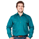 JUST COUNTRY CAMERON SHIRT FORREST GREEN