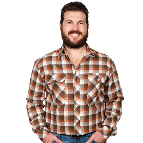 JUST COUNTRY MENS EVAN FLANNEL SHIRT