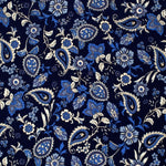 JUST COUNTRY ABBEY FULL BUTTON - NAVY PAISLEY