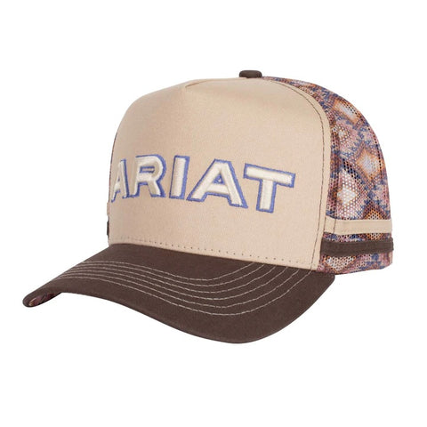 ARIAT AZTEC MESH TRUCKER CAP - AZTEC BLANKET 