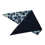 JUST COUNTRY CARLEE DOUBLE SIDED SCARF - WHITE COSMOS/NAVY 
