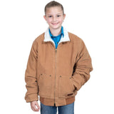 JUST COUNTRY JUNIOR DIAMANTINA SHERPA CORDUROY JACKET - CARAMEL [SZ:XS]