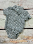 JUST COUNTRY FRANKIE INFANTS JUMPSUIT - DUSTY TURQUOISE [SZ:000]