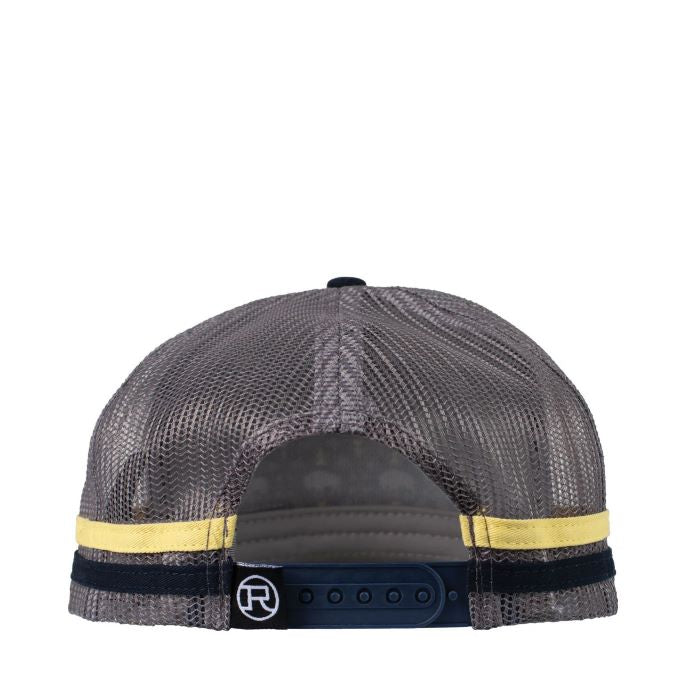 Roper Bison Print Trucker Cap - Navy [sz:2]