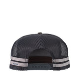 Roper Bull Skull Trucker Cap - Steel Grey 