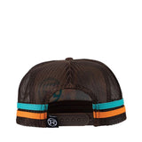 Roper Cow Folk Sunset Trucker Cap - Chocolate 