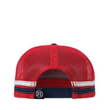 Roper Patch Trucker Cap - Red/navy 