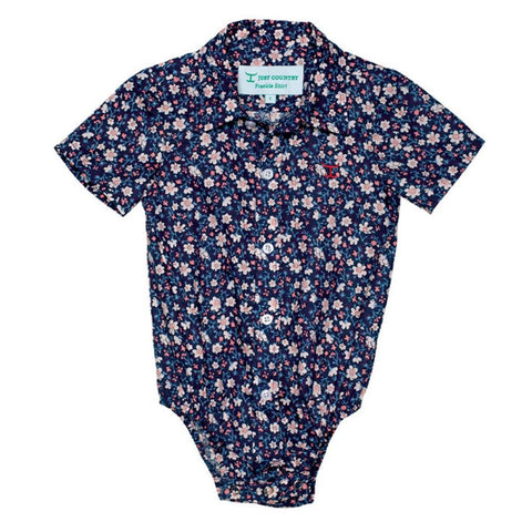 Just Country Frankie Infants Jumpsuit - Navy Daisys [sz:000]