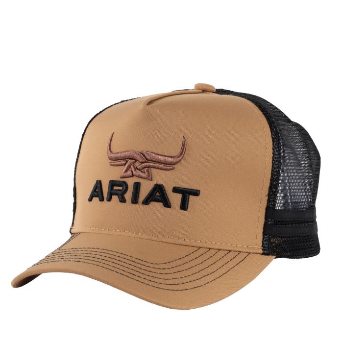 Ariat Bull Horn Trucker Cap 