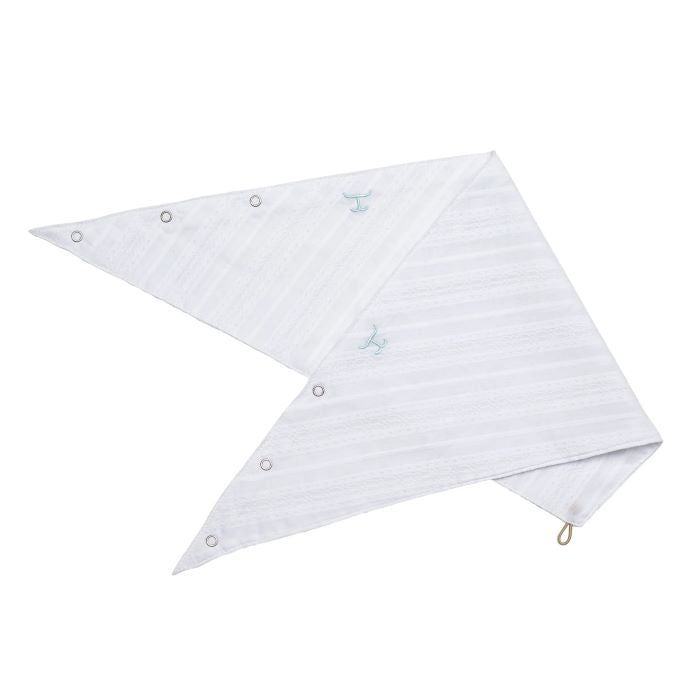 Just Country Carlee Double Sided Scarf - White Lace 