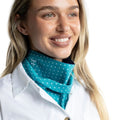 Just Country Carlee Double Sided Scarf - Teal Spots / Blue Spots