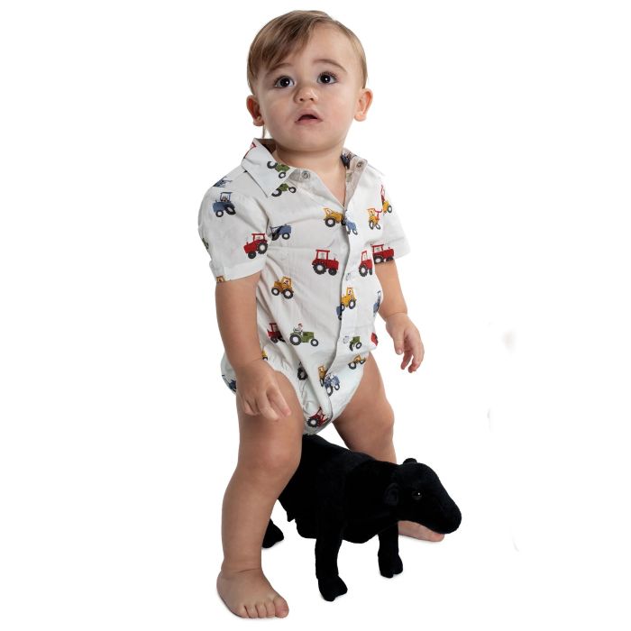 Just Country Frankie Infants Jumpsuit - Tractors