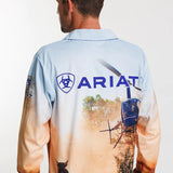 ARIAT UNI FISHING SHIRT - HELIMUSTER [SZ:XXS]