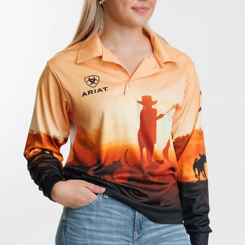 ARIAT UNI FISHING SHIRT - COUNTRY KIDS [SZ:XXS]