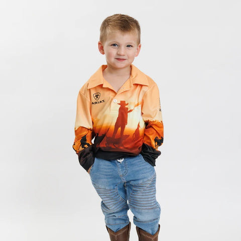 ARIAT KIDS FISHING SHIRT - COUNTRY KIDS [SZ:K2]