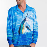 ARIAT UNI FISHING SHIRT - MARLIN [SZ:XXS]