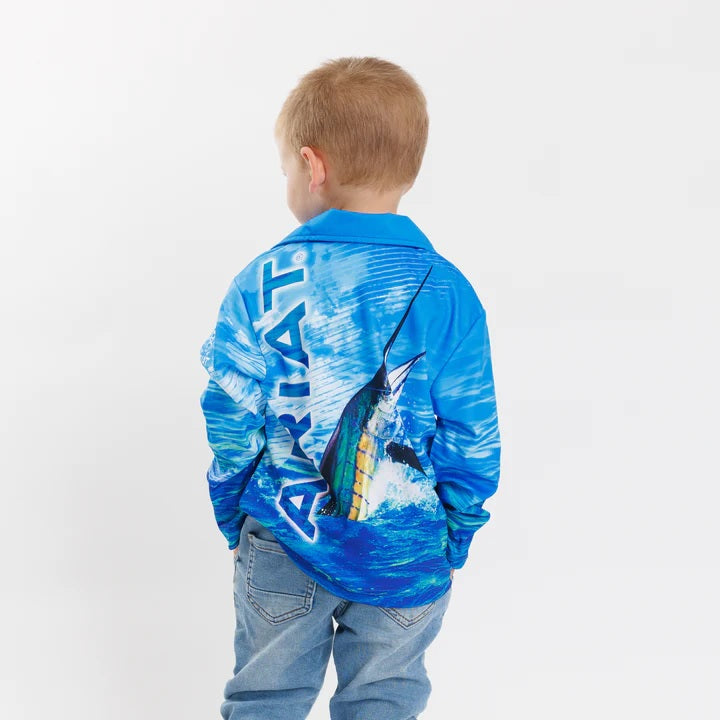 ARIAT KIDS FISHING SHIRT - MARLIN [SZ:K2]