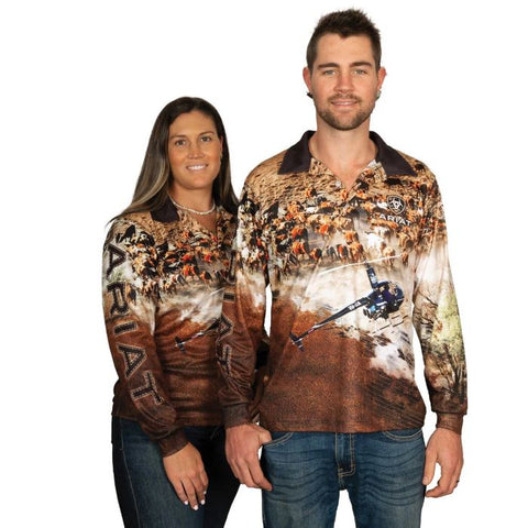 Ariat Uni Fishing Shirt - Helimustering [sz:s]