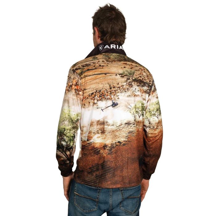 Ariat Uni Fishing Shirt - Helimustering [sz:s]