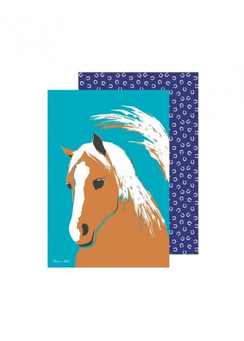 THOMAS COOK TEA TOWEL HORSE