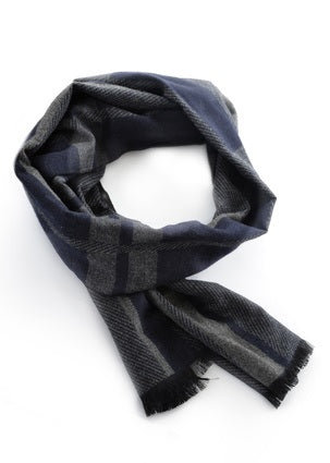 SCARF THOMAS COOK WINTER - BLACK CHECK