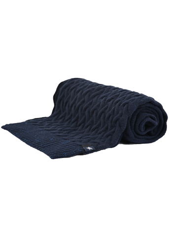 THOMAS COOK WOMENS FANCE KNIT SCARF - DARK NAVY