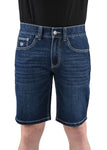 BULLZYE MENS LEVER DENIM SHORTS [SZ:29 CL:STANLEY WASH]