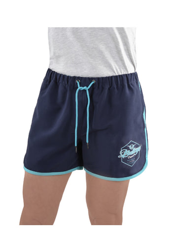 SHORTS BULLZYE WOMENS CLASSIC - NAVY/AQUA