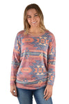 PURE WESTERN WOMENS ERIKA BATWING TEE [SZ:8]