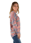 PURE WESTERN WOMENS ERIKA BATWING TEE