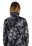 THOMAS COOK WOMENS LINDA LONG SLEEVE SHIRT [SZ:8 CL:NAVY/WHITE]
