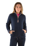 THOMAS COOK WOMENS CLASSIC QUARTER ZIP RUGBY
