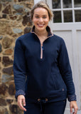THOMAS COOK WOMENS CLASSIC QUARTER ZIP RUGBY