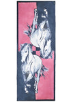 THOMAS COOK LIGHTWEIGHT PRINT SCARF - NAVY/PINK