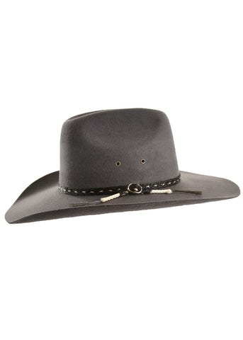 THOMAS COOK STATION WOOL FELT HAT GUNMETAL