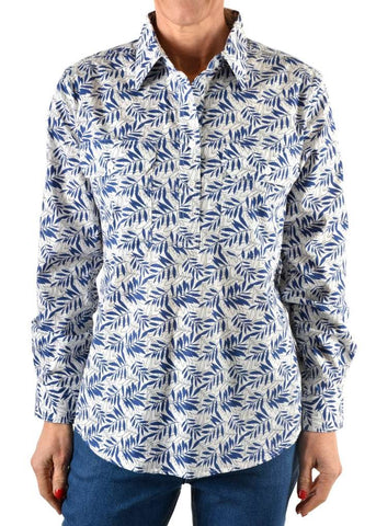 HARDSLOG TRINITY WOMENS HALF PLACKET L/S SHIRT